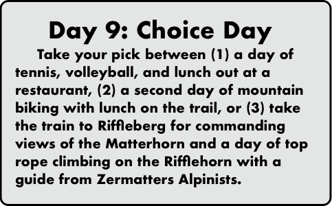 Day 9: Choice Day 
     Take your pick between (1)